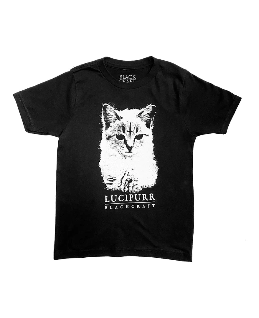 Blackcraft Cult Lucipurr - Child's Tee 5 Blackcraft Cult Lucipurr - Child's Tee