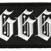 Blackcraft Cult 666 - Embroidered Patch Accessories