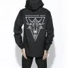 Blackcraft Cult Mens Six Eyed Baphomet - Windbreaker