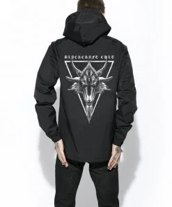 Blackcraft Cult Mens Six Eyed Baphomet - Windbreaker