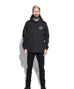 Blackcraft Cult Mens Six Eyed Baphomet - Windbreaker