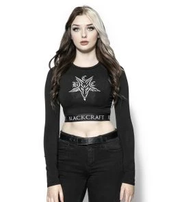 ACDC BCC Goat - Women's Long Sleeve Crop