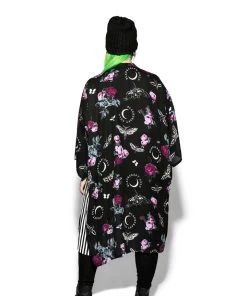 ACDC Womens Dark Floral Long Duster - Kimono 9 ACDC Womens Dark Floral Long Duster - Kimono
