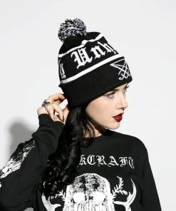Blackcraft Cult Accessories Unholy Bobble Beanie