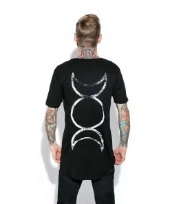 Blackcraft Cult Mens Triple Moon - Unisex Tall Tee