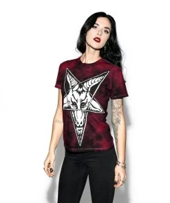Blackcraft Cult Baphomet - Blood Moon Dye Mens