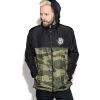 Blackcraft Cult Mens Staple Black On Camo - Lightweight Windbreaker 1 Blackcraft Cult Mens Staple Black On Camo - Lightweight Windbreaker