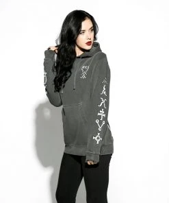 Blackcraft Cult Mens Fiend - Unisex Pigment Dyed Hooded Pullover