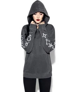 Blackcraft Cult Mens Fiend - Unisex Pigment Dyed Hooded Pullover