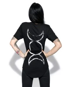 Blackcraft Cult Mens Triple Moon - Unisex Tall Tee