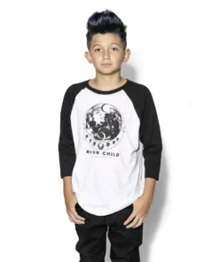 Blackcraft Cult Moon Phase - Child's Baseball Tee Kids