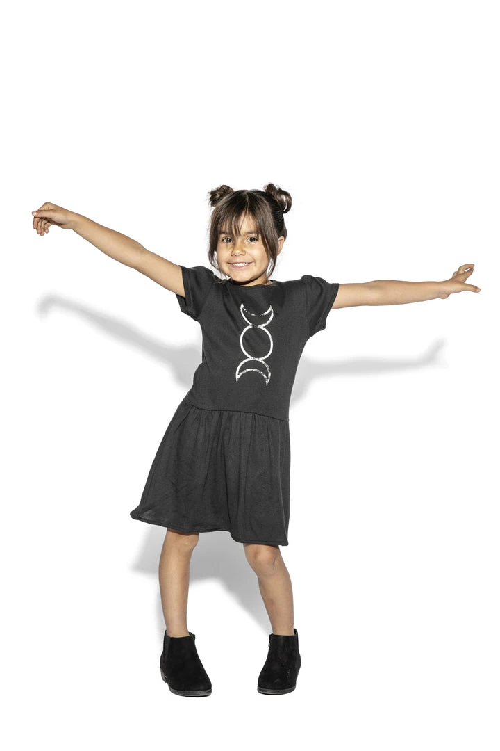 Blackcraft Cult Triple Moon - Baby / Toddler Dress 4 Blackcraft Cult Triple Moon - Baby / Toddler Dress