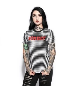 ACDC Womens Sinner - Striped Women's Tee