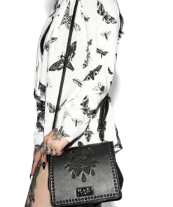 IDS Spirits Of The Dead Embroidered - Frame Satchel