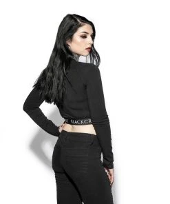 ACDC Womens Batcraft - Women's Long Sleeve Crop