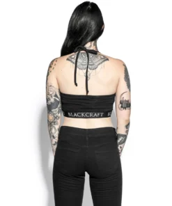 ACDC Womens Pentagram - Women's Halter Crop