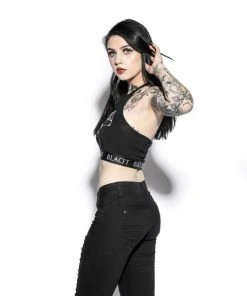 ACDC Womens Hearse - Women's Halter Crop 13 ACDC Womens Hearse - Women's Halter Crop