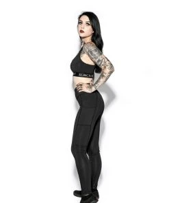 ACDC Blackcraft Black Stripe - Active Leggings