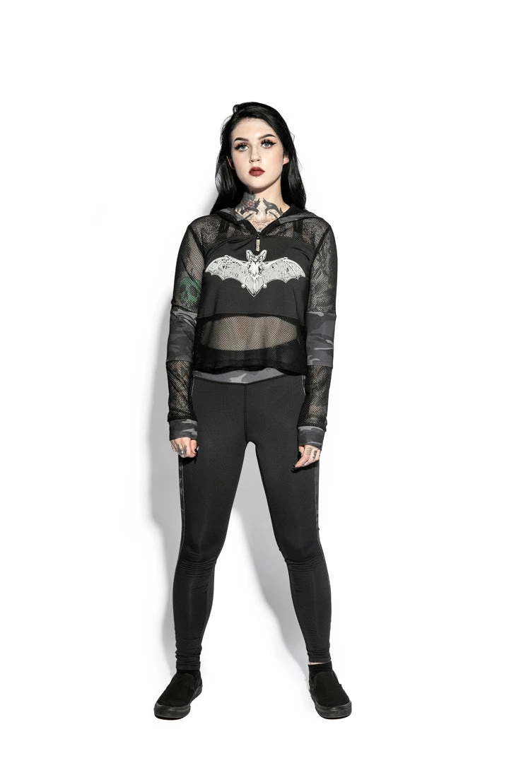 Blackcraft Cult Womens Batcraft - Mesh Active Pullover 9 Blackcraft Cult Womens Batcraft - Mesh Active Pullover