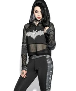 Blackcraft Cult Womens Batcraft - Mesh Active Pullover 14 Blackcraft Cult Womens Batcraft - Mesh Active Pullover