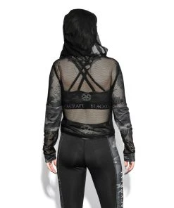 Blackcraft Cult Womens Batcraft - Mesh Active Pullover 15 Blackcraft Cult Womens Batcraft - Mesh Active Pullover