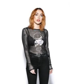 ACDC Spirits Of The Dead - Mesh Women's Long Sleeve Tee