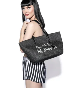 IDS Love Me Like My Demons Do - Straw Tote