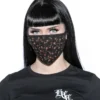 ACDC Pentagram Rose - Face Mask Accessories