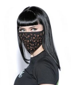 ACDC Pentagram Rose - Face Mask Accessories 7 ACDC Pentagram Rose - Face Mask Accessories