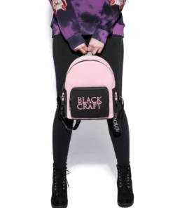 IDS Pink Staple Logo - Color Block Backpack Bags / Wallets