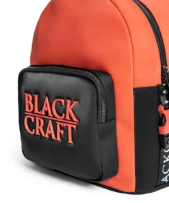 IDS Bags / Wallets Orange Staple Logo - Color Block Backpack