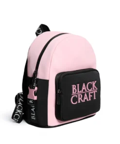 IDS Pink Staple Logo - Color Block Backpack Bags / Wallets