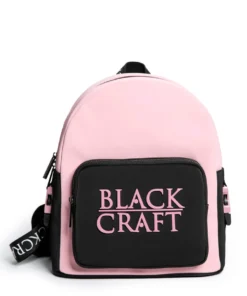 IDS Pink Staple Logo - Color Block Backpack Bags / Wallets