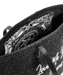 IDS Love Me Like My Demons Do - Straw Tote