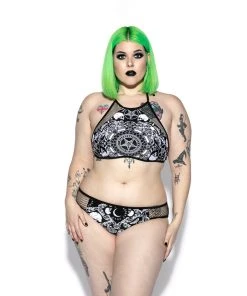 ACDC Womens Baroque Mesh Swim Bottom