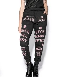 ACDC Mens Ouija - Pink Print Joggers