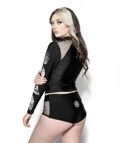 ACDC Womens Mesh Swim Shortie