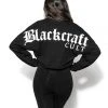 Blackcraft Cult Mens Kingdom - Unisex Raw Hem Crop Jersey
