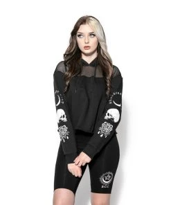 ACDC Pentagram Moon - Bike Shorts Womens