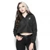 Blackcraft Cult Womens Blackcraft - Women's Cropped Windbreaker 1 Blackcraft Cult Womens Blackcraft - Women's Cropped Windbreaker