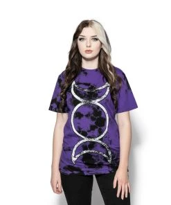 Blackcraft Cult Mens Triple Moon - Purple Lightning Dye