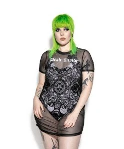 ACDC Dead Inside - Mesh Dress Womens