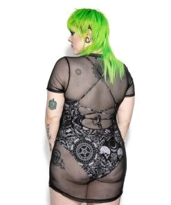 ACDC Dead Inside - Mesh Dress Womens