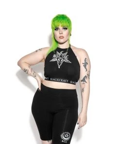 ACDC BCC Goat - Women's Halter Crop