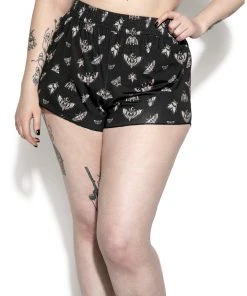 ACDC Pastel Death Moth Swim Shortie Womens