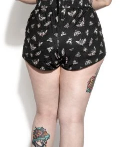 ACDC Pastel Death Moth Swim Shortie Womens 12 ACDC Pastel Death Moth Swim Shortie Womens