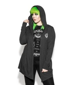 Blackcraft Cult Womens Release The Bats - Cardigan 9 Blackcraft Cult Womens Release The Bats - Cardigan