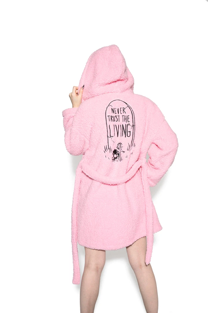 ACDC Pink Never Trust The Living - Women's Ritual Robe 3 ACDC Pink Never Trust The Living - Women's Ritual Robe