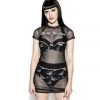 ACDC Dead Inside - Mesh Dress Womens 1 ACDC Dead Inside - Mesh Dress Womens