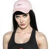 Reach Satan - Light Pink Dad Hat